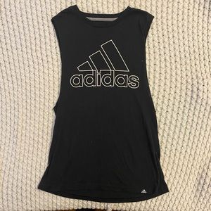Black Adidas Workout Tank Top